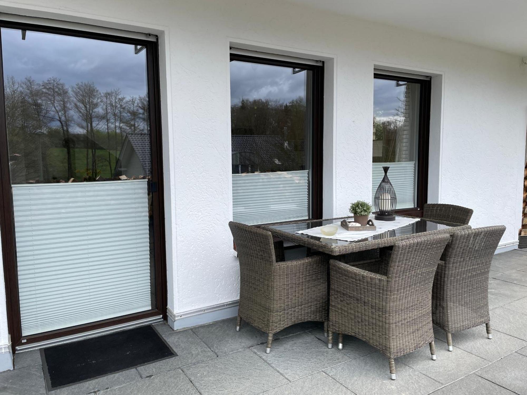 Ferienwohnung Fichtenweg Much Buitenkant foto